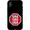 Molecular Biologist Genetics Science Hum Custodia per iPhone X/XS Detto divertente UAA UAG UGA Stop Codon Biology