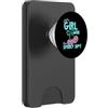 Spooky Girls Pumpkin Co Divertente ragazza che ama lo spaventoso fiocco a forma di zucca per Halloween PopSockets PopWallet per MagSafe