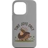 Great Family Designs Custodia per iPhone 13 Pro Tiny Joys Only - Riccio carino con ghianda floreale natura