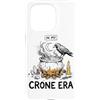 Maglietta Goth Stregoneria Mistica Wicca Custodia per iPhone 15 Pro T-shirt In My Crone Era Crown Dark Cauldron Goth Witchy