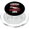 True Crime Merch for Investigative Crime Esperto forense dalla nascita 2015 Compleanno a tema crimine vero PopSockets PopGrip per MagSafe