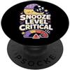 Jimbeels Snooze Level Critical Notte PopSockets PopGrip Adesivo