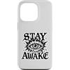 gothic eye graphic tee Custodia per iPhone 13 Pro Grafica Stay Awake Gothic Eye Lightning
