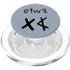 Bible Verse Shirts Yeshua Aleph Tav Gesù Primo Ultimo in Ebraico Paleo (nero) PopSockets PopGrip per MagSafe