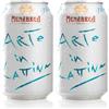 MENABREA - Birra Pils - Arte In Lattina - Cartone Da 24 Lattine - 330 ml (Confezione da 2)