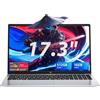 ACEMAGIC Notebook 17.3 Pollici Con 4 nuclei Processore 4300U,Fino a 3,7GHz,5500Mah,Pc Portatile 16 GB RAM DDR4 512 GB SSD,Grafica Radeon™,Wi-Fi 5,BT5.0,3*USB 3.2,HDMI,Privacy Cam,Argento