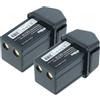 vhbw 2x batteria compatibile con Elca CONTROL-07MH-D, GENIO-M, CONTROL-07MH-A, CONTROL-07 telecomando remote control (700mAh, 7,2V, NiMH)