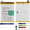 Duotipa Batteria di ricambio BLP647, 2900 mAh, compatibile con Oppo A79 CPH2553, CPH2557, con kit di attrezzi di riparazione