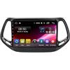 Generic Car Stereo per Jeep Compass 2 MP 2016-2019 Android 15 9 Pollici Touch Screen con Bt Gps Wifi Fm Carpaly Backup Camera Cooling Fan Per, 8 Core 4G+64G