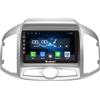 KUNFINE Car CarPlay Android Auto Navigazione Stereo GPS Radiocamera retromarcia Display 9 IPS Schermo tattile Headunit Tablet Pad Lettore multimediale Per Chevrolet Chevrolet Captiva 2011-2017, 4 Core 2G+64G