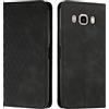 KOUYI Cover per Samsung Galaxy J7 2016 / J710, Custodia Portafoglio,Cover Libro,Pelle Flip/Folio Case con [Funzione di Supporto] [3-Scheda Slot] [Magnetica] Antiurto (Nero)