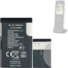 HIGHAKKU Batteria di ricambio A051 1200 mAh, compatibile con AVM Fritz!Fon C6 equivalente a BL-5C