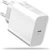 HNGLPOW 45 W Caricabatterie rapido per Samsung S25 Ultra/S26 Plus/A56 5G/A17 A57 A37 S24 FE/S23/S21 S22 S20/iPhone 16 15 17,Galaxy A27 A36 A55 A15 A1 5 A16 5G/A34 A53 Z Fold 7 Presa adattatore CA USB C