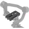 Hersmay Piastra a sgancio rapido per Zhiyun Crane 2 3 LAB Weebill 2 3 Weebill-S Gimbal Stabilizer, compatibile con Manfrotto 501HDV 503HDV 701HDV MH055 M0-Q5 testa a sfera per treppiede 501PL