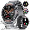 DREMAC Smartwatch Uomo con Chiamata 1,43 AMOLED Orologio Smartwatch Militare con 120+ Modalità Sportive, 24/7 Monitor Frequenza Cardiaca/Sonno,400 mAh Batteria,IP68 impermeabile per Android iOS