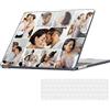 Loyobo Crea la Tua Cover per MacBook Air 13 Personalizzabile - Case Protettivo con Tua Immagine o Logo, Per Nuovi Modelli M4 M3 M2, Guscio Anti-Impronta, Idea Regalo Unica Laurea