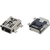Phyachelo 10 pezzi di ricambio mini USB tipo B femmina 5 pin PCB connettore caricabatteria Jack