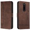 Bravoday Cover per Xiaomi Mi 9T / Xiaomi Mi 9T PRO/Redmi K20 / K20 PRO, Flip Custodia in Pelle PU Portafoglio Custodia per Xiaomi Mi 9T / Xiaomi Mi 9T PRO, con Slot per Schede, Marrone