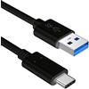 Slabo Cavo di Ricarica USB Type C Tipo C per LG K41S | K51S | K61 | Velvet 5G | V60 ThinQ 5G Cavo di sincronizzazione di Collegamento Cavo Dati - Nero