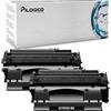 pilogico 2 Toner Neri Compatibili con HP Q7553X 53X per HP LaserJet M2727 MFP M2727NF MFP M2727NFS MFP P2012 P2012N P2013 P2013N P2014 P2014DN P2014N P2014X P2015 P2015D P2015DN P2015DTN P2015N P2015X