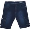 Fantasy Jeans Bermuda Tasche Laterali Leggero Taglie Grandi Calibrato Cotone (56 IT Uomo)