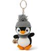 KEYSPACE Portachiavi a forma di pinguino, Pia, regalo lavorato all'uncinetto a mano