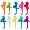 Dolltobe 10 collant per feste da donna, 105 cm, calze colorate per Halloween e Natale