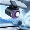 Generic Ventilatore per condizionatore d'aria per auto, con display a LED, rotazione a 360°, 199 velocità e tecnologia semi-raffreddamento, ricaricabile tramite USB, ventilatore personale per auto, lavoro