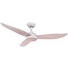 Perenz 7139 B IR - Ventilatore da Soffitto 3 Pale 6 Velocità 112 cm con Luce e Telecomando Bianco