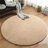 Liveinu Tappeto Shaggy Rotondo Tappeti Soggiorno Pelo Lungo Antiscivolo Lavabili Moderni Moquette Ø 120 cm Cammello