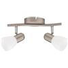 gsc evolution Faretto lineare doppio da soffitto Guimara Serie E14 Nickel