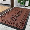 Yimobra Wellcome - Zerbino per esterni, 75 x 43 cm, antiscivolo, resistente alle intemperie, lavabile, per porta di casa e ingresso, colore: Maroon