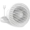 FanGoFast Ventilatore da bagno, 100 mm, silenzioso, con valvola di ritorno, 120 m³/h, 12 W, potente ventilatore da parete per cucina, bagno, WC, serra, garage