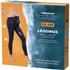 LACOTE Srl Guam Leggings Snellente Classico Fibramar Anticellulite Nero XS/S