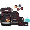 ergobag cubo light Bundle Set AW25/26, zaino scolastico ergonomico, extra leggero, set da 6 pezzi, 860 g TaekBeardo - Grigio