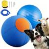 Generico Indestructible Herding Ball for Dogs, 18'' Large Herding Ball for Dogs with Straps for Australian Shepherd, Border Collie, Cattle Dog, Large Breed Outdoor Play (B,Small)