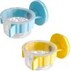 EJRUP Set di 2 Ciotole per Uccelli Colore, Mangiatoia per Uccelli, Gabbia Pappagalli, Accessori Gabbia per Pappagalli e Piccoli Animali Domestici