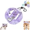 TABKSOLA Cappello da sole e capy per cane - Cappellino da baseball per cane e gatto - Con 2 fori per le orecchie, protezione solare - Per S/M/L (viola chiaro, M)