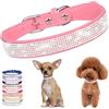 HimyBB Collare per cani di taglia grande, con strass, per cani di taglia piccola, media, grande, femmina, principessa, cucciolo, gattino