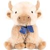 Fuzzl Mucca delle Highland - Peluche Interattivo con Squeaker per Cani
