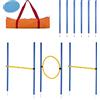 valuents Slalom - Barre con barriere in blu con anello