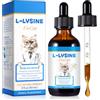 ReliCo L-Lisina per Gatti - Integratore Liquido di Supporto Immunitario Naturale e Salute Respiratoria con Vitamine ed Echinacea - Gusto Pollo, Aiuta la Cura degli Occhi, Starnuti e Occhi Lacrimosi, 60ml Goc