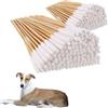 Yuannee Cotton Fioc per Cani,200 PCS 12cm/15cm Lungo Bastoncini di Cotone Bastoncini per Gatti Cani per Pulizia Orecchie Animali Domestici con Testa Grande Pulizia Orecchie Cane Gatto Animali