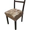 SalGiu Cuscini Sedia Cucina Con Fascia Elastica (set da 6) Fantasia Piume Imbottito Sfoderabili 40x40 (Tortora)