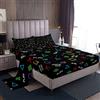 Homemissing Set di biancheria da letto per bambini Homemissing con motivi ispirati ai videogiochi, lenzuolo con angoli ultra morbido, controller colorato, per letto singolo, 3 pezzi