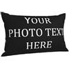 GQWJKSZ Federa per cuscino personalizzata Federe per cuscini con foto personalizzate Federa per cuscini personalizzata con immagine e testo Compleanno personalizzato, matrimonio Amore famiglia, fronte-retro