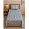 GX GARGIX Completo Letto Singolo 100% Cotone - Set Lenzuola Una Piazza con Sotto, Sopra e Federa - Morbido e Traspirante (GX/ASX-7)