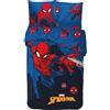 anemone Parure da letto Spiderman 140 x 200 - Copripiumino Spiderman 100% cotone (D)