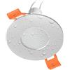 ledscom.de Plafoniera da incasso per bagno ERID, a prova di umidità, bagno, IP44, rotonda, bianco opaco, PAR16, bianco caldo, opaco, 5,8 W, 500lm, 107°, dimmer a 3 fasi