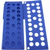 SEAFRONT Piega Vestiti Cartella Rapida per Vestiti per Bambini, Piega Pantaloni, Asciugamani, Magliette, Strumento per Lavanderia, per Riporre Oggetti in Casa, Plastica Nera per Bambini (BLUE)